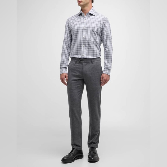 David Donahue 💎 Men’s Long Sleeve Dress Shirt Size 15 1/2 32/33 - Picture 14 of 14